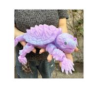 3d Printed Stuff 3d Prints Alligator Snapping Turtle Mouth Movable Articulated for Surprise Fantasy Gifts Aquarium Landscaping-Purple Crystal||33cm/13in