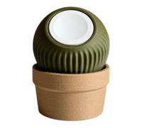 3D Printed Stylish Minimalistic Cactus Watch Charger Stand | Compatible with Apple Watch and Select Smart Watches | Charging Dock Holder for Nightstand, Desk & Office | Green Cactus Tech Accessory