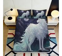 3D Printed Sunset Seagull Fitted Sheet Microfiber Deep Pocket Non-Slip Bedroom Bedding Sunset Mattress Fitted Cover Washable 140x200x25cm
