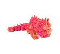 3d Printed Surprise Lion Dance Full Poseable Dragon Crystal Multi-Joint Movable And Flexible Joints Desk Toy Adult Autism Toy Office Decor