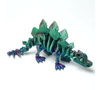 3D Printed Sword Dragon Dinosaur,Flexible Animals Toy Statue,Movable Joints,Home Office Decor,Fidget Toy for Adults Teens Boy Festival Gifts,Easter Basket Stuffers ,Executive Desk Animals Toy (RGB)