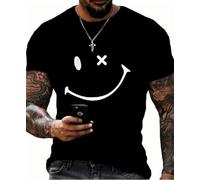3D Printed T-Shirts Halloween How Many Dragons Men's Shirt Pink Poker Lion Sleeve Flash Shirt Men Round Tops Summer, 37, L