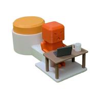 3D Printed Table Flipping Stress Toys, Air Pressure Angry Guy Fidget Toys For Adults, Stress Reliefs Desk Toys, Funny Office Gadgets, Coworker Gift
