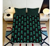 3D Printed Tank Pattern Fitted Sheet Microfiber Deep Pocket Non-Slip War Theme Mattress Fitted Cover Bedroom Bedding for Adults Teenagers 140x200x25cm