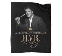 3D Printed The Elvis Flannel Plush Blankets for Kids Teens Adults Soft Fuzzy Push Throws for Bed Couch Chairs 40x50inch(100x130cm)