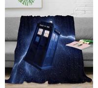 3D Printed Time travel box Bed Blanket Microfiber Soft Cosy Bedding Warm sci fi futuristic design Soft Throw Thoughtful Gift for Families Friends Loved Ones Housewarming 50x60inch(127x152cm)