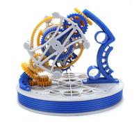 3D Printed Tourbillon Clock Movement Model Kit, Mechanical Pendulum Jigsaw Puzzle for Creative Art Decor and Science Learning, Perpetual Rotation Gadget