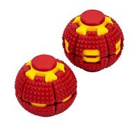 3D Printed Toy 2 Piece Colorful Press Rotating Sensory Relaxing Fun Ball