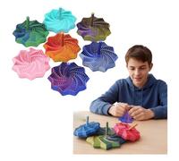 3D printed toys to relieve star illusion, hexagonal decompression, and hexagonal design for office desks, polygonal carrot tower spiral to relieve stress (G)