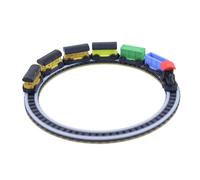 3D Printed Train Track Model Figurine Interactive Train Set for Children Safe Play Doll House Christmas Scene Setting Miniature Railroad Model Figure