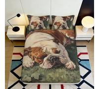 3D Printed Tropical Jungle Fitted Sheet Microfiber Deep Pocket Bedroom Bedding Set Leaf Mattress Fitted Cover Non-Slip Full Wrap for All Ages Small Double（140x200cm）