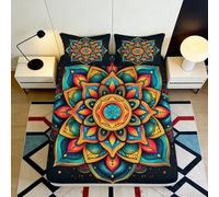 3D Printed Tropical Jungle Fitted Sheet Microfiber Deep Pocket Non-Slip Bedroom Bedding Jungle Animals Mattress Fitted Cover Washable Single（90x190cm）