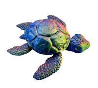 3d Printed Turtle, Animals Sea Turtle Model, Fidget Sculpture, 11.5x9.7cm, Realistic 3d Printed Design, Flexible Movable Joints, for Animal Models, Desktop Decor