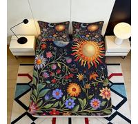 3D Printed Ukiyo-e Great Wave Fitted Sheet Microfiber Soft Non-slip Japanese Classic Decor, Ocean Mattress Cover Machine Washable for Bedroom Dorm Guest Room 90x200x25cm