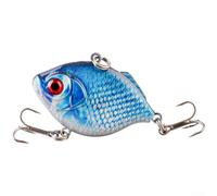 3D Printed VIB Fishing Lure 4 5cm 8 8g Hard Bait Featuring Multi Layer Swimming and Intense Vibration to Enhance Fishing Success (C)