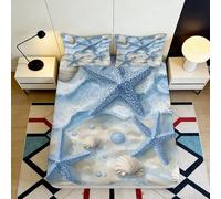 3D Printed Vintage American Dog Fitted Sheet Microfiber Soft Slip-Resistant Star Flag Bed Cover for Bedroom Dorm Decor 90x200x25cm