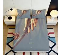 3D Printed Vintage Rifle Fitted Sheet Microfiber Soft Durable The Last Of Us Bed Cover for Bedroom Dormitory Guest Room Mattress Protection Decor 160x200x25cm