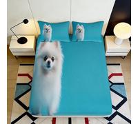 3D Printed Vintage Scooter Fitted Sheet Microfiber Deep Pocket Non-Slip Home Bedding Italian Street Mattress Fitted Cover Washable 160x200x25cm