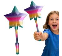 3D Printed Wand Tap To Pay 35cm/14in Magical Star Wands Contactless Payment Card Holder for Kids Adults Friends Holiday Birthday Gifts