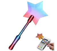 3D Printed Wand Tap to Pay, Tap to Pay Wand, Star Magic Wand Contactless Payment Card Holder, Credit Card Holder for Easy Touch Payments (Style D)