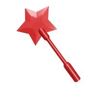 3D Printed Wand Tap to Pay, Taps to Pays Magic Stars Wand, Star Magic Wands Contactless Payment Card Holder, Tap-to-Pay Credit Card Wands Toy & Game (Red)