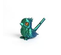 3D Printed Waterbird Whistle，Simulated Bird Musical Instruments,Pet Training Whistle Decorative Pendants,Water-Filling Sound Trendy Desktop Decoration (Blue-green)