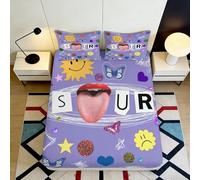 3D Printed White Tiger Fitted Sheet Microfiber Deep Pocket Non-Slip Bedroom Bedding White Tiger Mattress Fitted Cover All Age Washable Small Double（140x200cm）