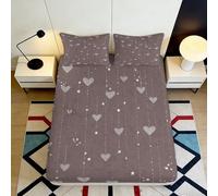 3D Printed Wolf Pack Fitted Sheet Microfiber Anti-Slip Bedroom Decor Forest Wild Mattress Cover for Homes and Dorms 90x200x25cm