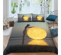 3D Printed Women's King-Size Duvet Cover Set For Kids Teens SphereBedding Set The Ultra-Soft 3 Pieces includes1 Quilt Covers 230x220 and 2 Pillowcases J.2609