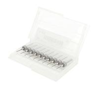 3D Printer 0.4Mm Extruder Nozzle Cleaner, 10Pcs Cleaning Nozzle Drill Bit, 0.8Mm Tungsten Carbide Nozzle High Hardness Sharp Cutting for 3D Printer Replacement Parts