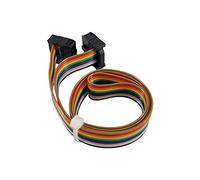 3D Printer 10 Pin Flexible Flat Ribbon Cable 50/100/150CM F/F 2.54mm for LCD Screen Cable Ender 3 Ender 3 Pro Reprap Mendel Prusa I3 Soft Wire (50cm)