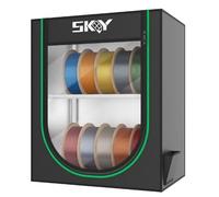 3D Printer 10 roll Pack Storage Box, 3D Printing Filament Storage Rack Dustproof and Waterproof Box for Storage and Easy to Store