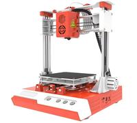 3D Printer, 100 * 100 * Mm Print Size, Includes PLA Filament, Magnetic Build Plate, USB Cable & TF Card - Silent Operation, Ideal for Beginners & Multiple Fields orange 7.87 * 10.43 * 11.02