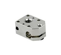 3D Printer 500℃ High Temperature Plated Copper Heater Block Compatible with Phaetus Dragon Hotend Standard High Flow Extruder Accessoris (Plated Copper Heater Block)