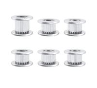 3D printer accessories 2GT synchronous wheel idler gt2 16 teeth 20 teeth H type pulley passive wheel 6/10MM distinctive(WHITE)