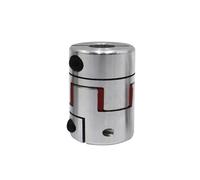 3D Printer Accessories 4pcs /lot jaw Spider Coupler 5mm*6.35mm Shaft Coupling 5mm to 6mm D20mm L25mm3/ 4/5/6/6.35/8/10mm(4X6)