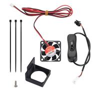 3D Printer Accessories Bamboo Lab A1/ A1 Mini Extruder Motor Cooling Fan Kit: 40×40×10mm/ 1.57x1.57x0.39inch 7000RPM with Switch Cable and Printing Part for Motors Rapid Heat Dissipation