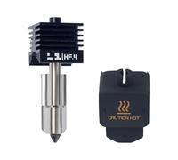 3D Printer Accessories Integrated Hotend Kit for Bambu-Lab H2D/ A1/ A1 Mini: Quick Swap High Flow Extruder Print Head Heating Blcok Replacement with 0.4mm Hardened Steel Nozzle Silicone Sock