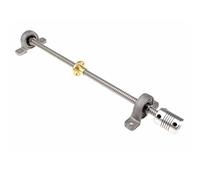 3D Printer Accessories Trapezoidal Lead Screw + Nut,1Set 3d Printer Guide Rail Kit, 100-500mm T10 +Brass Copper Nut +KP000 Or KFL000 Bearing Bracket +Flexible Coupling(Lead 8mm Kp Set,500mm)