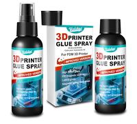 3D Printer Adhesive Glue - 200ml Strong 3D Print Glue, Effectively Reduces Warping for PLA, ABS, PETG, TPU Filaments on Build Plate, 3D Printer Bed Adhesive, Professional 3D Printing Accessories