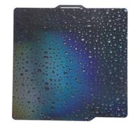 3D Printer Build Plate Slick PEH Heart and Water Drop Pattern Flexible Print Bed for Bambu Lab P1P P1S, Double Sided Heated Bed Platform with Strong Adhesion up to 120°C