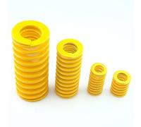 3D Printer Compression Heated Bed Mould Die Spring TF Compression Springs Yellow 27x13.5mm Length 30-300mm 1/2 /4 Pcs(2pcs,175mm)