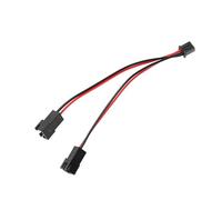 3D Printer Cooling Fan Extension Splitter, 1-to-2 PVC Wire Adapter Cable with Wires for Fan Replacement and Maintenance Tasks Paired Adapter Y Splitter Wire Hotend Cable Cooling Harness Two
