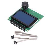 3D Printer Display 12864 LCD Screen Intelligent Control Board Printer Accessories Tasteless Sturdy Durable Simple Operation with Knob and Cable for Ender 3 CR 10S