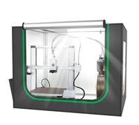 3D Printer Enclosure for Bambu Lab A1,A1 Mini 3D with LED Light, Fireproof Dustproof Tent Constant Temperature Protective Cover Tent