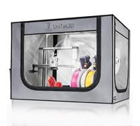 3D Printer Enclosure for Bambu Lab A1 Combo,Large Size Fireproof&Dustproof Enclosure,Noise Reduction,Constant Temperature Control 3D Printer Cover with LED Lighting System-825 * 585 * 585mm（Grey）