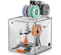 3D Printer Enclosure for Bambu Lab A1 Mini, Clear Acrylic Bambu A1 Mini Printer Dust Cover with LED Light,Dustproof Tent Constant Temperature Protective Cover Box(470×470×470mm)