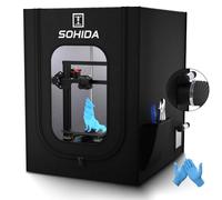 3D Printer Enclosure, Printer Cover with 72mm Exhaust Fan Port, Fireproof, Dustproof, Noise Reduction, for Ender 3/Pro/V2/S1/Anycubic Elegoo, Maintains Constant Temperature, 25.59"x21.65"x29.53