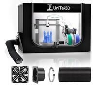 3D Printer Enclosure with Ventilation Kit Compatible with Bambulab A1/A1 Mini Combo with AMS lite,Fireproof Dustproof Tent with LED Light Constant Temperature Protective Cover-825 * 585 * 585mm