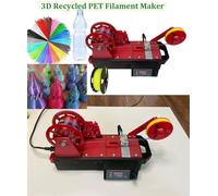 3D Printer Extruder & Filament Maker - Eco-friendly Recycled PET Bottle Recycler for DIY Makers and Small Studios - Create Custom Filaments